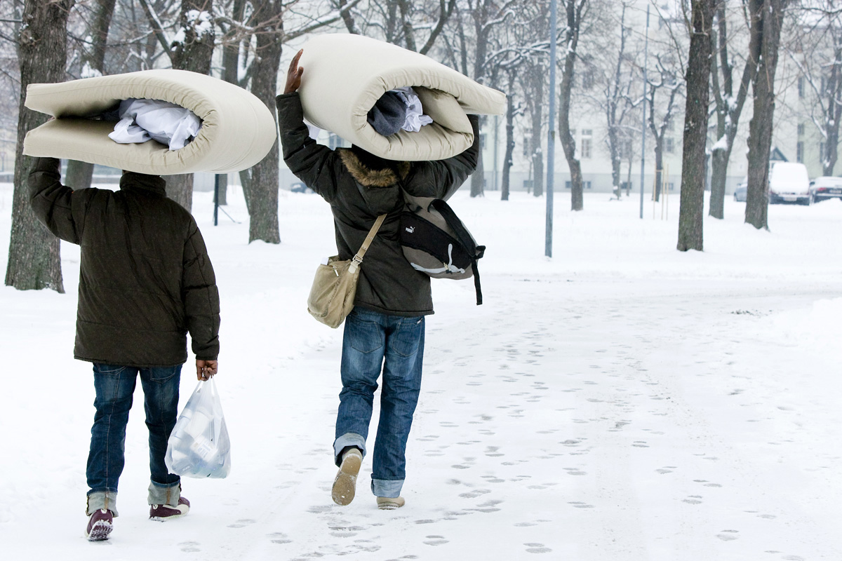 Refugees - Traiskirchen, Austria